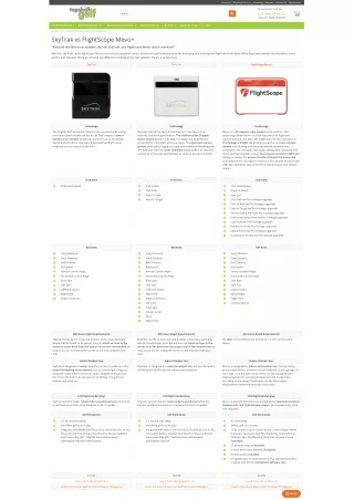 SkyTrak vs FlightScope Mevo