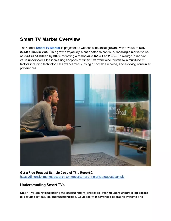 smart tv market overview