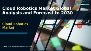 Cloud Robotics Market Insights Featuring Top Companies