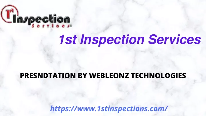 1st inspection services