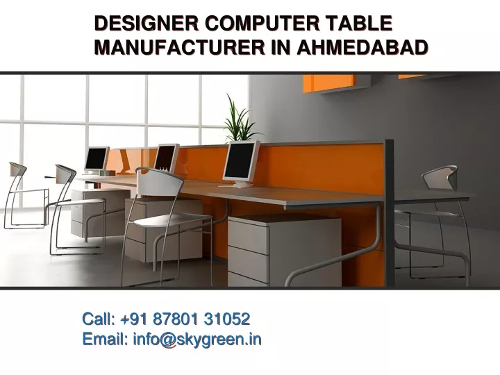 designer computer table manufacturer in ahmedabad
