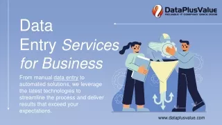 Data Plus Value for Maintaining Competitive Edge and Driving Growth