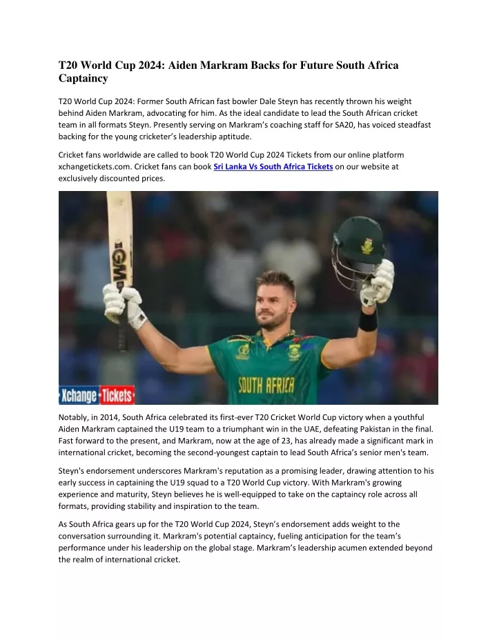 t20 world cup 2024 aiden markram backs for future