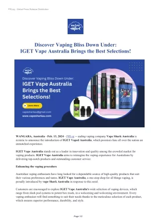 Discover Vaping Bliss Down Under: IGET Vape Australia Brings the Best Selections