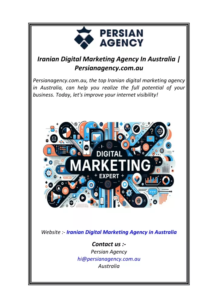 iranian digital marketing agency in australia