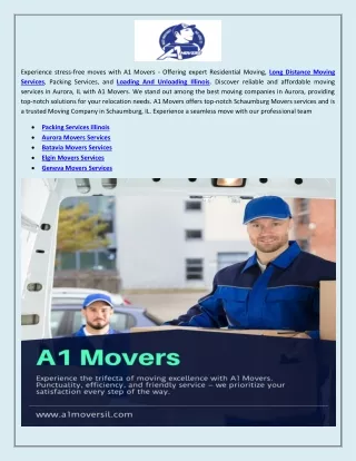 Batavia Movers Services