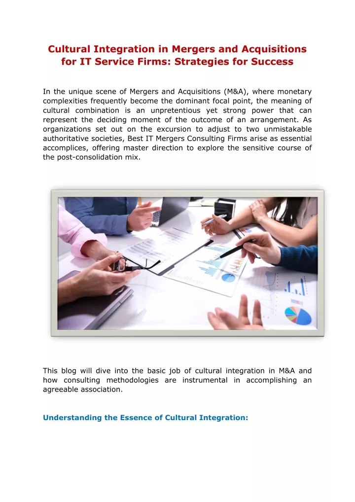 cultural integration in mergers and acquisitions