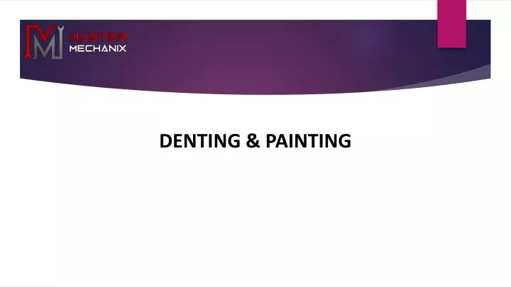 denting painting