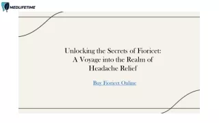 Unlocking the Secrets of Fioricet: A Voyage into the Realm of Headache Relief