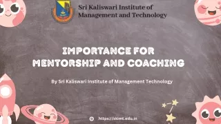 importance For Mentorship and Coaching