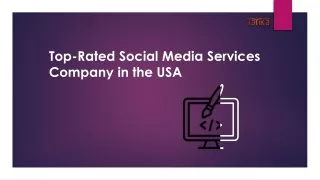 Top-Rated Social Media Services Company in the USA