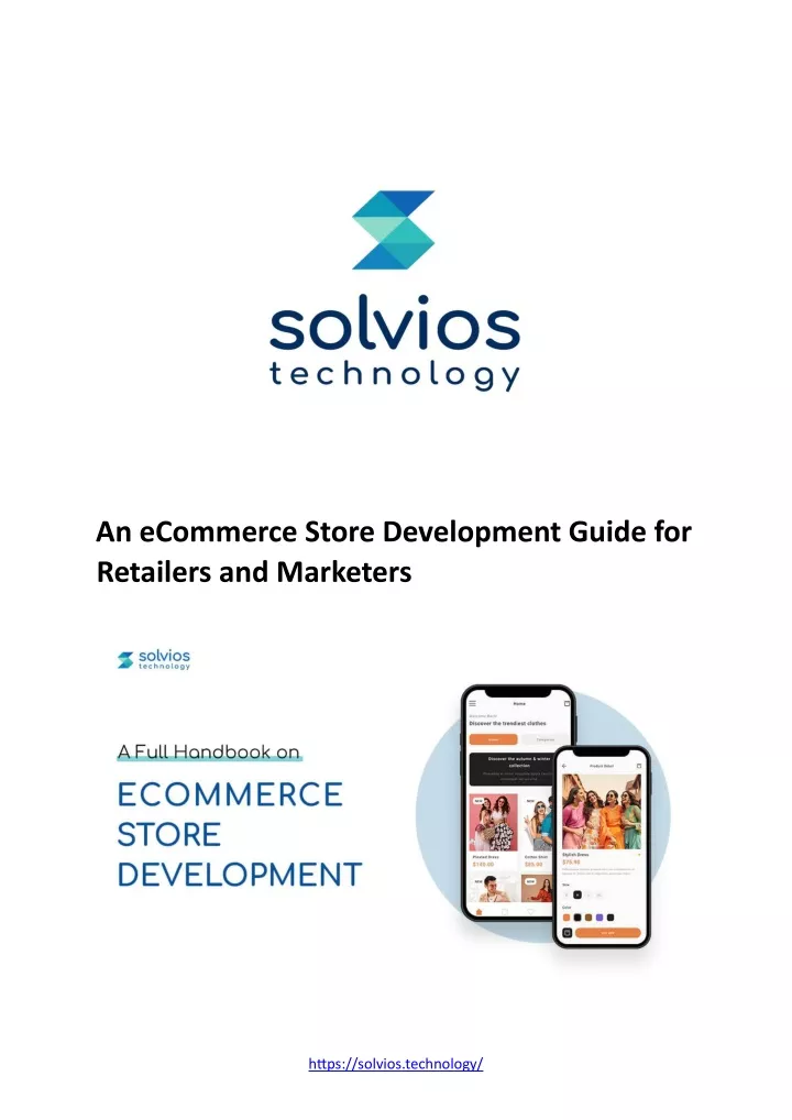 an ecommerce store development guide