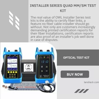 installer series quad mm sm test kit