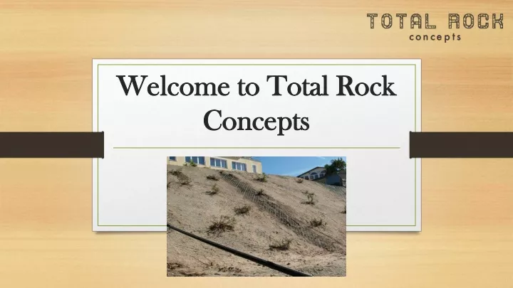 welcome to total rock concepts