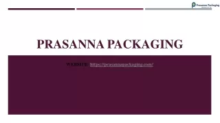 Prasanna Packaging- Filling Machine India