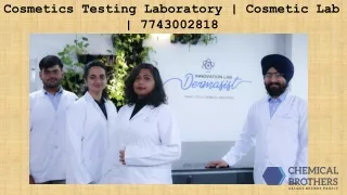 Cosmetics Testing Laboratory