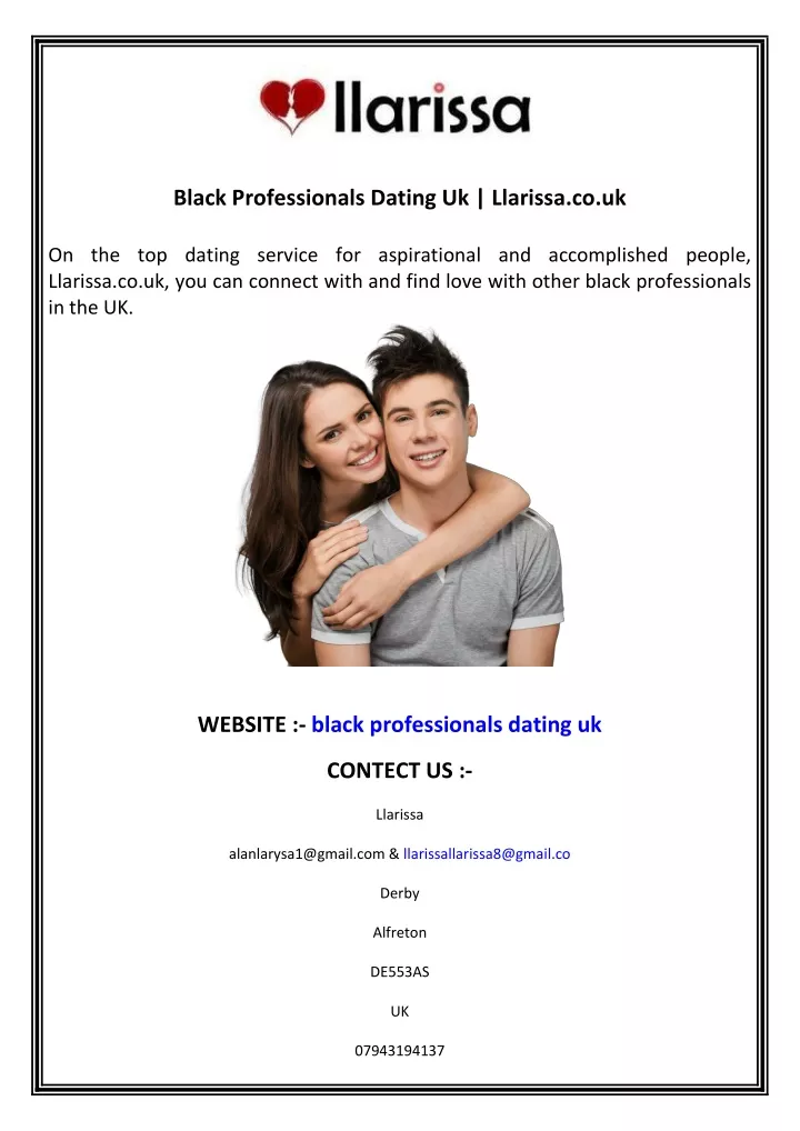 black professionals dating uk llarissa co uk