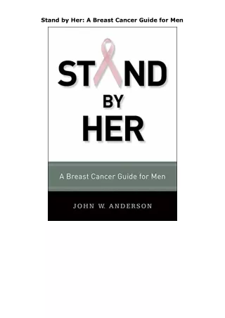 book❤read Stand by Her: A Breast Cancer Guide for Men