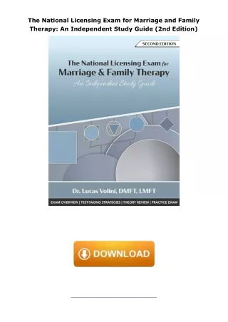 DOWNLOAD/PDF  The National Licensing Exam for