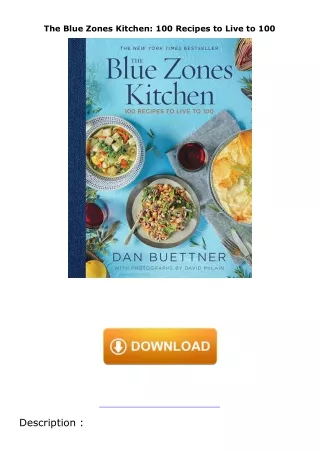 ❤pdf The Blue Zones Kitchen: 100 Recipes to Live to 100
