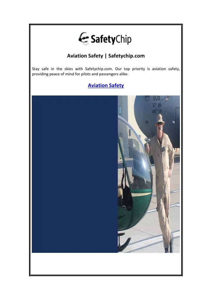 aviation safety safetychip com