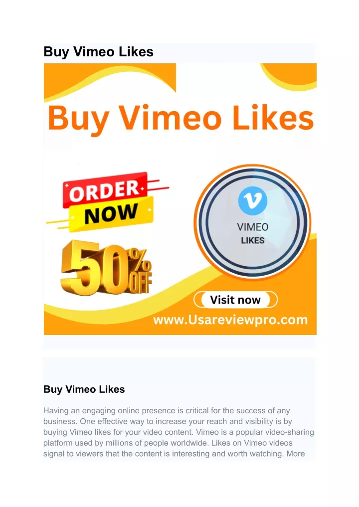 buy vimeo likes