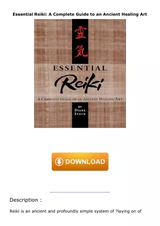 Essential-Reiki-A-Complete-Guide-to-an-Ancient-Healing-Art