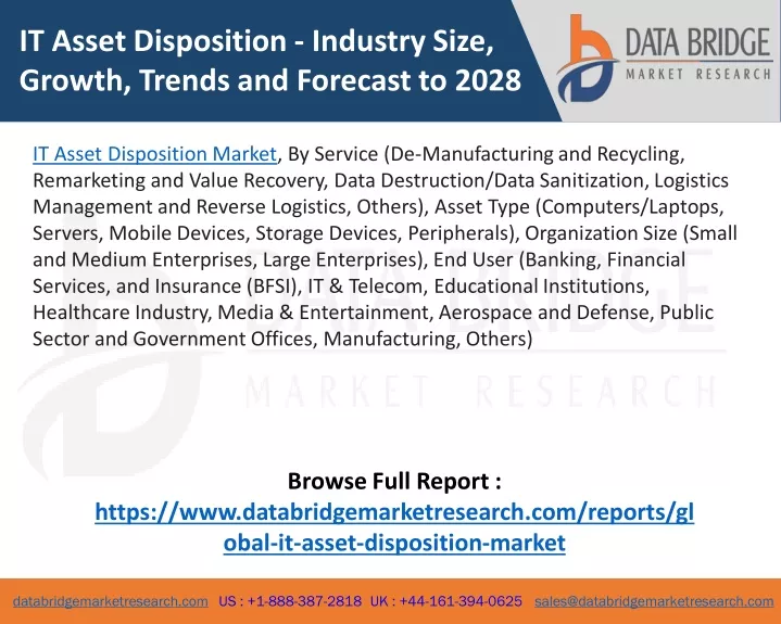 it asset disposition industry size growth trends