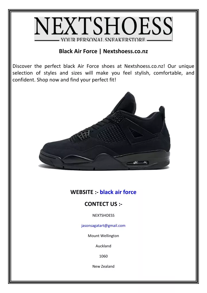 black air force nextshoess co nz