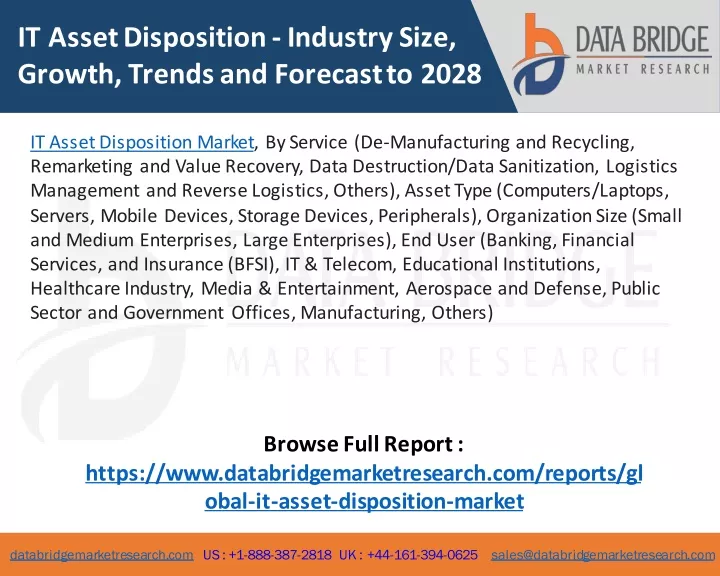 it asset disposition industry size growth trends