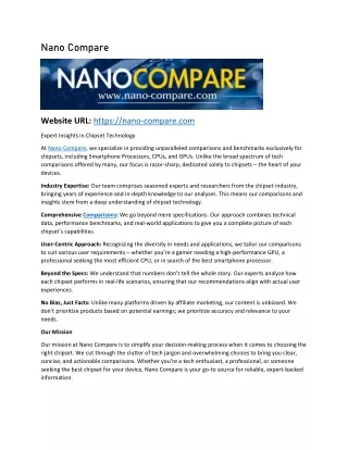 Nano Compare