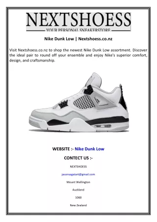 Nike Dunk Low  Nextshoess.co.nz