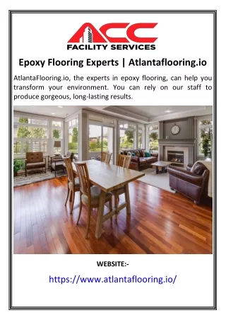 Epoxy Flooring Experts | Atlantaflooring.io