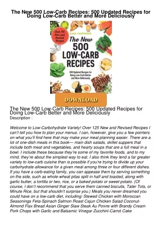 The-New-500-LowCarb-Recipes-500-Updated-Recipes-for-Doing-LowCarb-Better-and-More-Deliciously