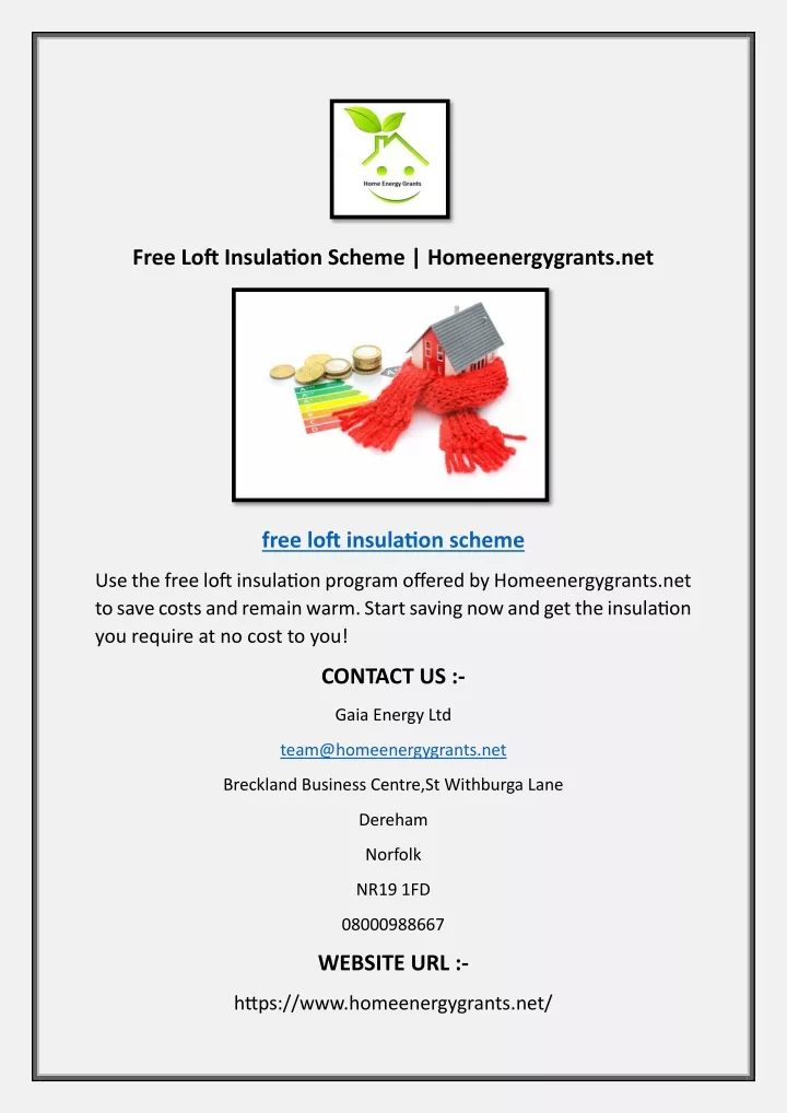 free loft insulation scheme homeenergygrants net