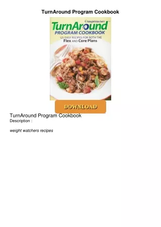 ⚡PDF ❤ TurnAround Program Cookbook