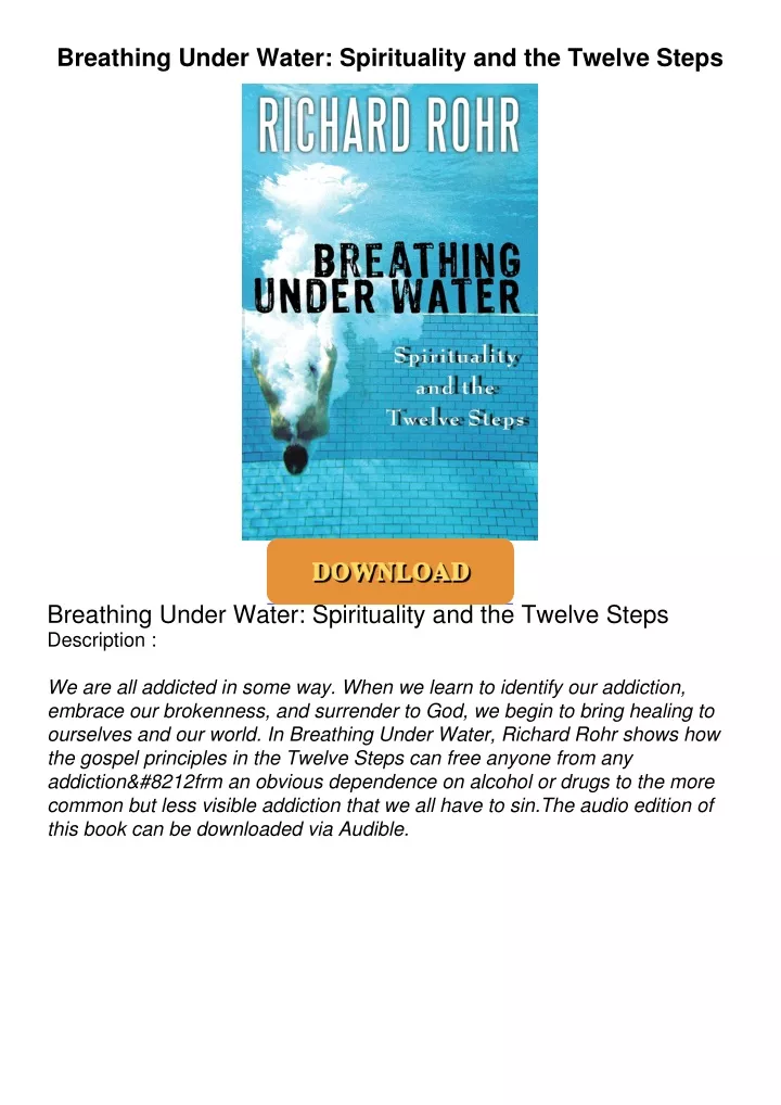 Breathing Under Water Spirituality And The Twelve Steps PPT - Breathing-Under-Water-Spirituality-and-the-Twelve-Steps
