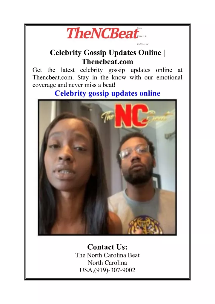 celebrity gossip updates online thencbeat