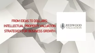 From Ideas to Dollars: Intellectual Property Valuation Strategies for Business G