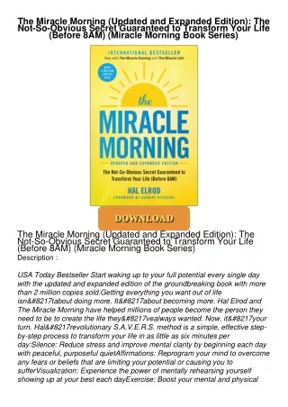 The-Miracle-Morning-Updated-and-Expanded-Edition-The-NotSoObvious-Secret-Guaranteed-to-Transform-Your-Life-Before-8AM-Mi