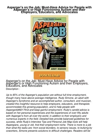 Aspergers-on-the-Job-MustHave-Advice-for-People-with-Aspergers-or-High-Functioning-Autism-and-their-Employers-Educators-