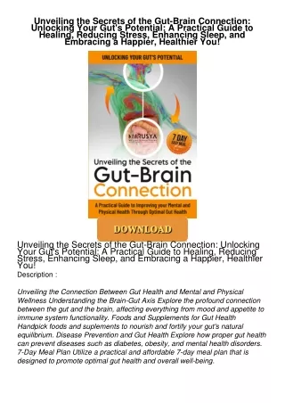 Unveiling-the-Secrets-of-the-GutBrain-Connection-Unlocking-Your-Guts-Potential-A-Practical-Guide-to-Healing-Reducing-Str