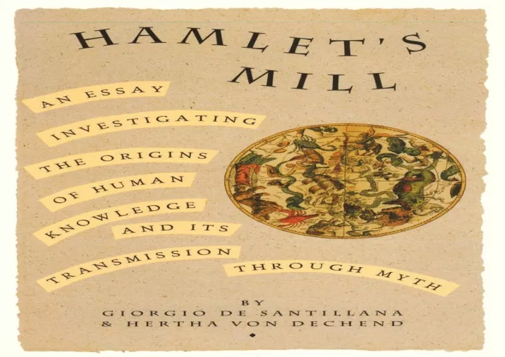 hamlet s mill an essay investigating the origins