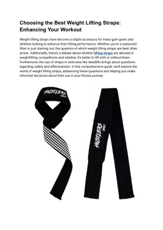 Choosing the Best Weight Lifting Straps_ Enhancing Your Workout (1)
