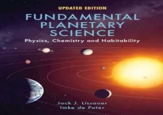 ⭿ READ [PDF] ⚡ Fundamental Planetary Science: Physics, Chemistry and Habitability read