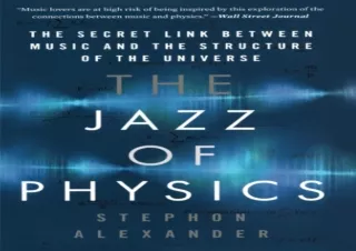 [PDF] ⭐ DOWNLOAD EBOOK ⭐ The Jazz of Physics kindle
