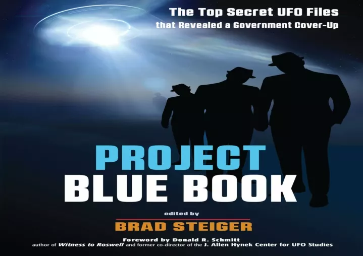 project blue book the top secret ufo files that