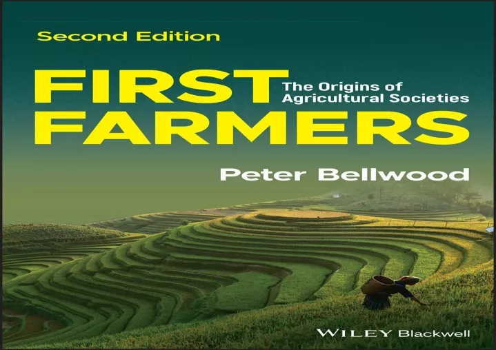 first farmers the origins of agricultural