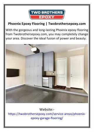 Phoenix Epoxy Flooring | Twobrothersepoxy.com