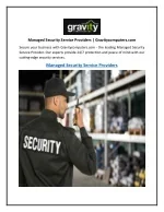 Managed Security Service Providers Gravitycomputers.com - slide 1